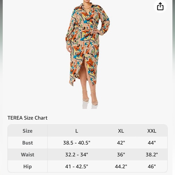 TEREA Women's Raina Draped Crossover Maxi Dress Sz M - Picture 8 of 8